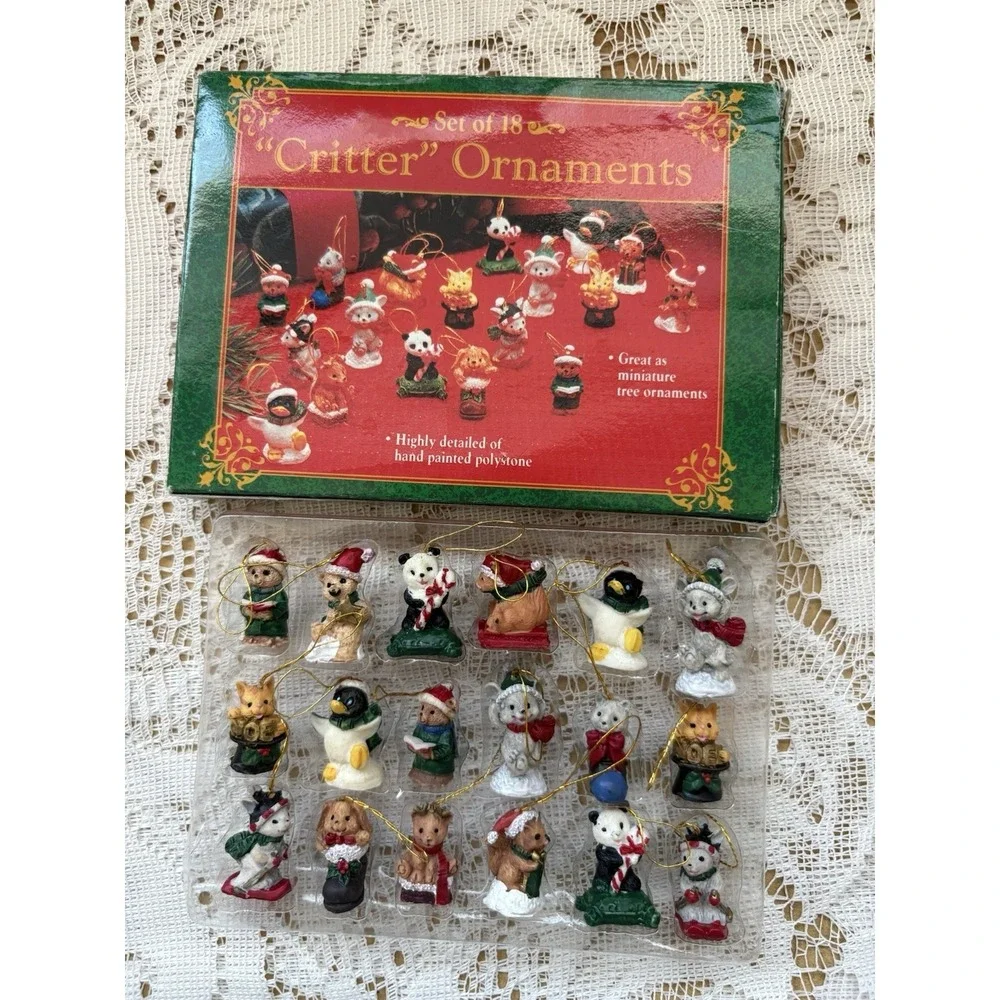 Set of 18 Mini Christmas 